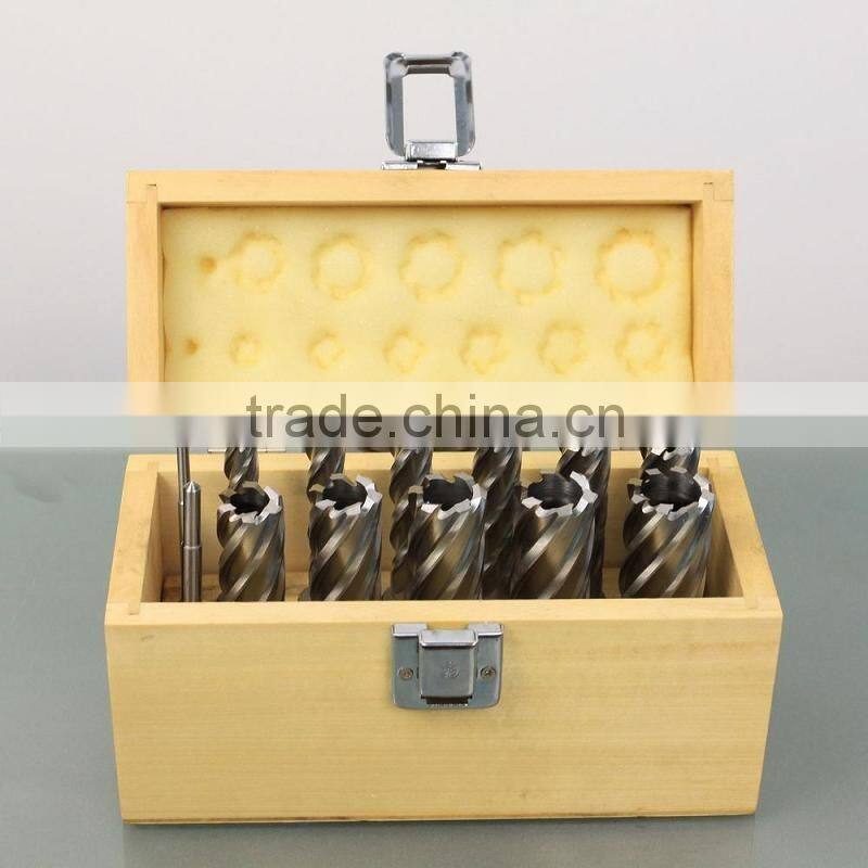 Core drills with DNTX-4 type, TCT core cutter with weldon shank for drilling machines