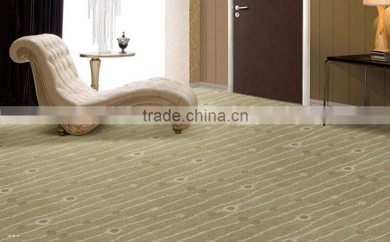 guangzhou wool and polyester blend carpet with modern patterns