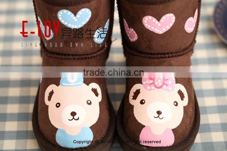NO.U034C Hot sales high quality and cheap china winter boots kids