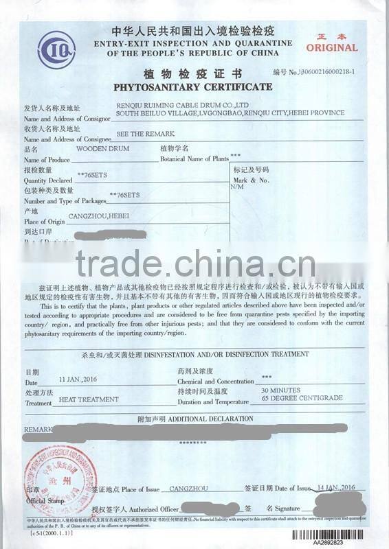 steel wooden cable drum cable winding drum for Indonesia market