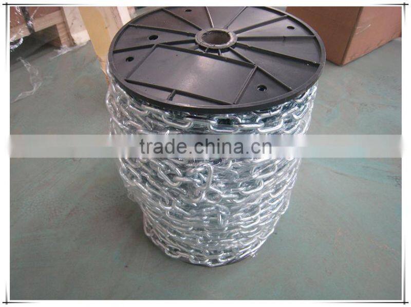 Galvanized anchor chain, galvanized welded chain