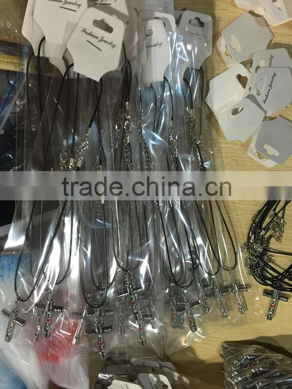 Fashion Jewelry High Quality Metal Hollow Shaped Hourglass Tube Pendant Stainless Steel Necklace