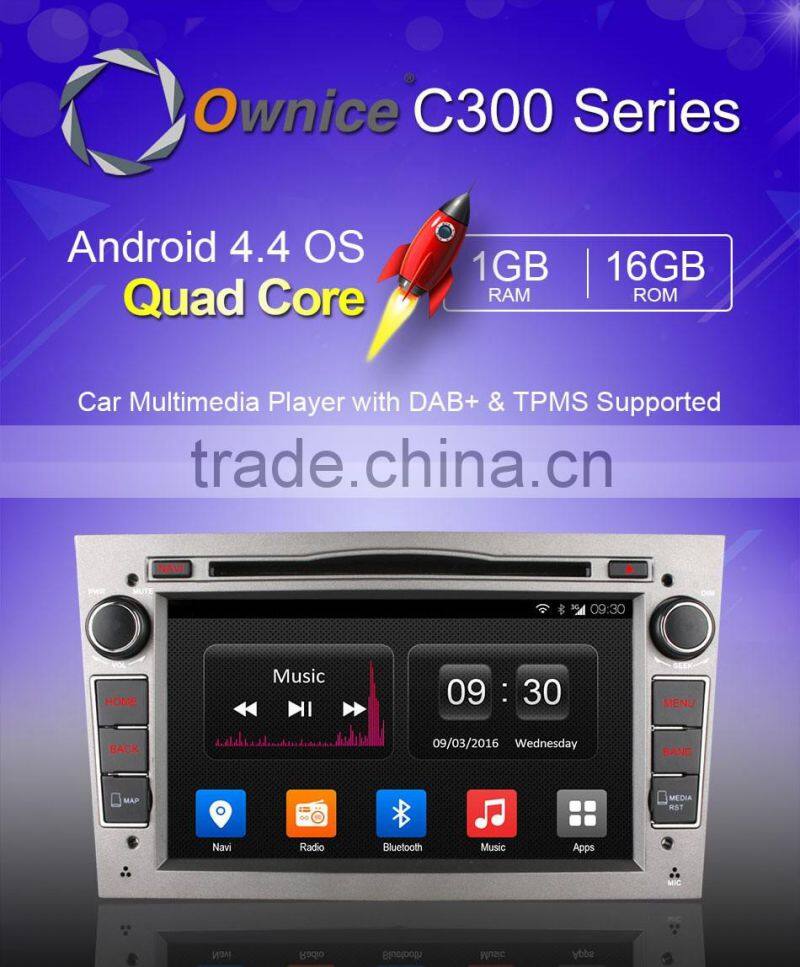 Ownice Quad Core Android 4.4 car DVD GPS for Opel Astra Antara Vectra bulit in wifi 3G