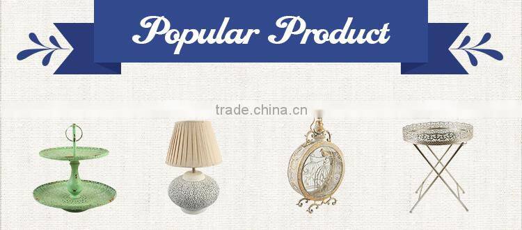 Elegant White Home Stand For Metal Candel Holder