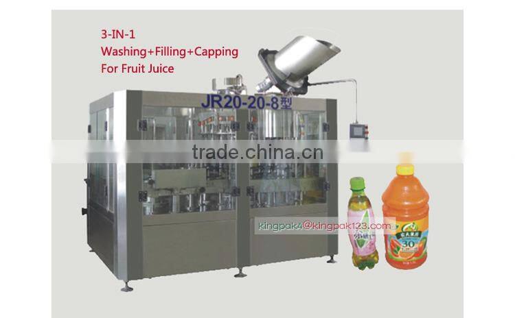 3-IN-1 Pure Water And Mineral Water And Carbonated Drink Filling Machine