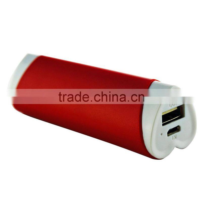 Fashionable mobile battery backup power bank 2600mAh