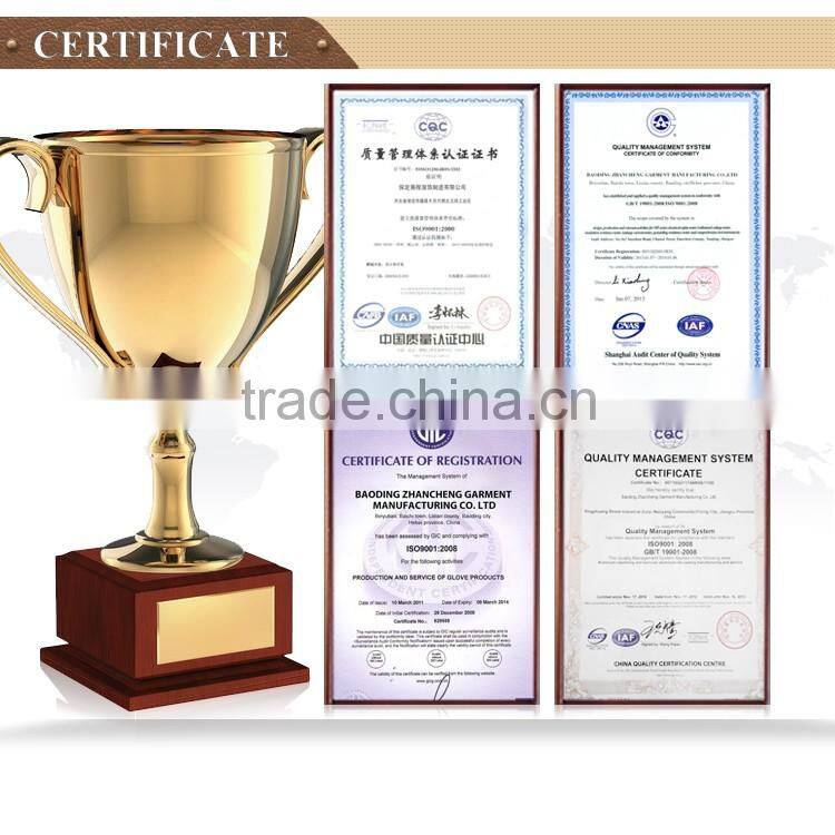 Elegant man winter brown sheepskin fur lined leather gloves for wholesales