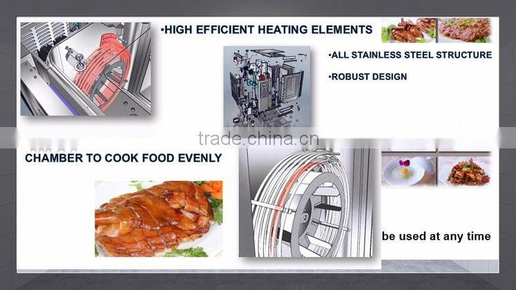 2016 Professional Steaming Baking Oven 10 Trays Memory Program Electric Combi Steamer