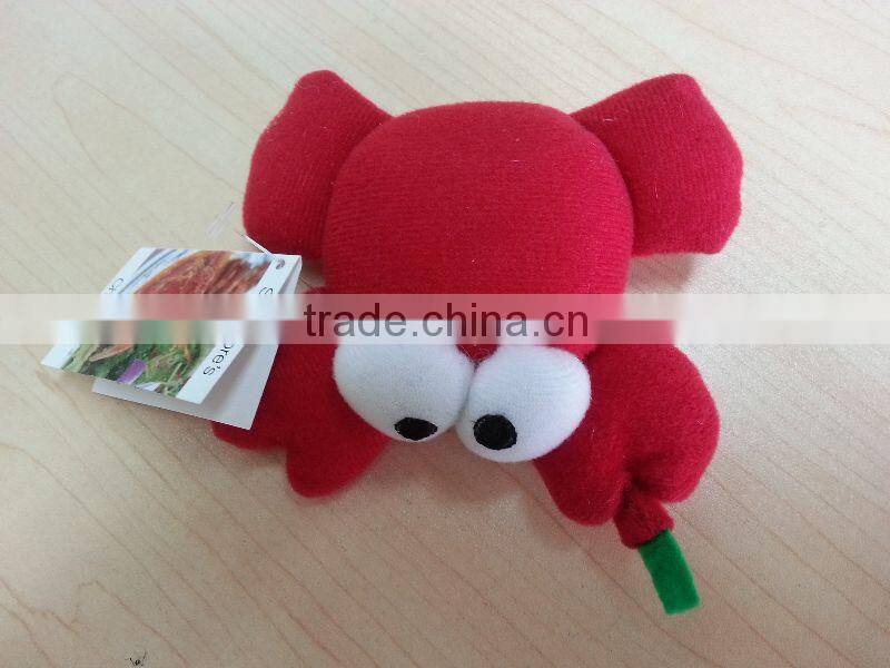 Singapore restaurants Chilli masot customize soft toy crab/crab plush toy/crab toy/plush crab toy