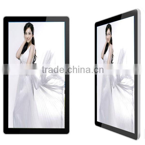 Aluminum bezel 46inch IR Touchscreen interactive digital signage for the airports