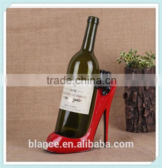 polyresin high heel shoe wine bottle holder