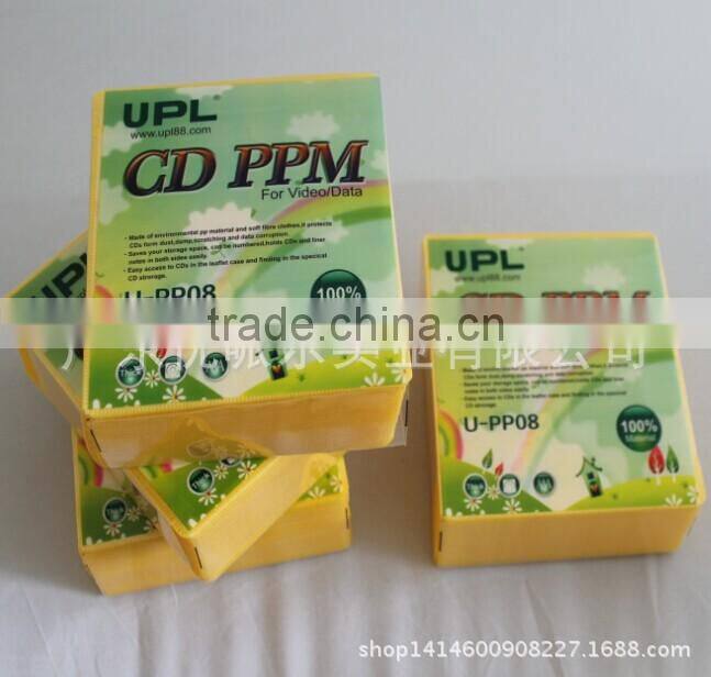 Whosale UPL CD bag PP bag CD/DVD sleeves disk bag PP08