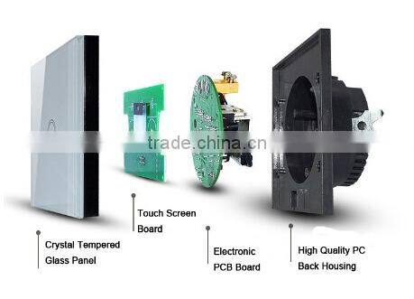 European design electrical light touch switch