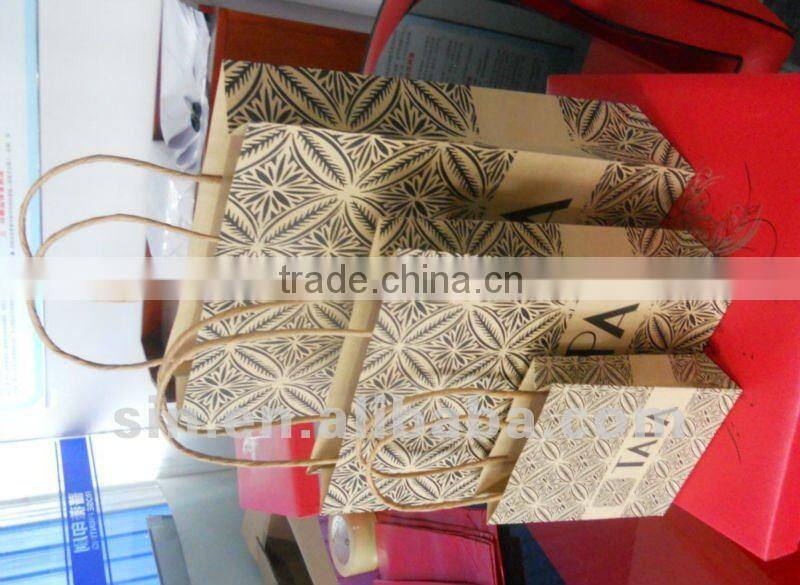 paper apparel bag for clothes