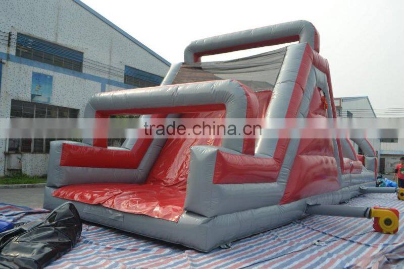 Hot sale giant obstacle commercial inflatable obstacle course for kids