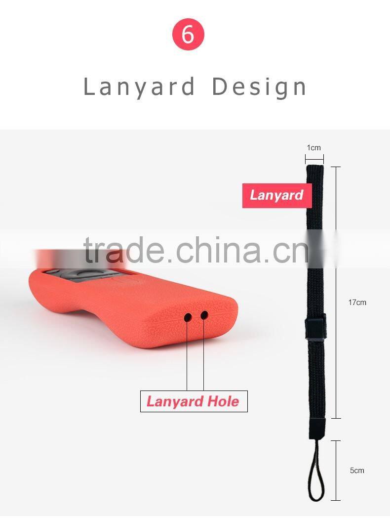 Sikai Patent Perfect Fit Fluorescent Silicone Rub Case Skin For Xiaomi TV controller Protector with hand loop Silicone Case