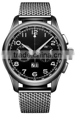 all stainless steel mesh strap watch