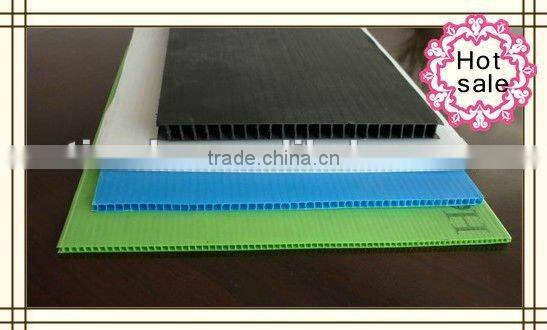 Collapsible corrugated plastic recycle bin