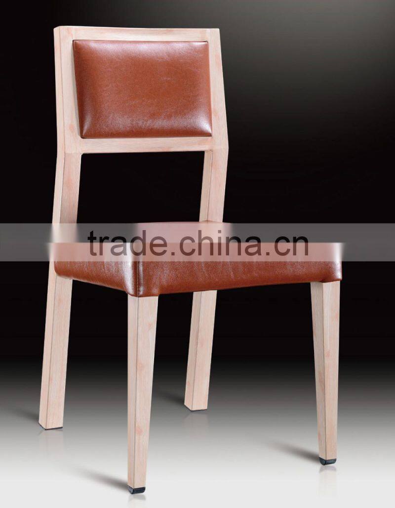 Modern coffee shop chair Modern Cafe furniture Leather chair on sale ZA70