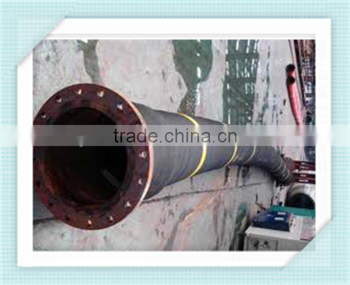 Large diameter rubber hose for mining