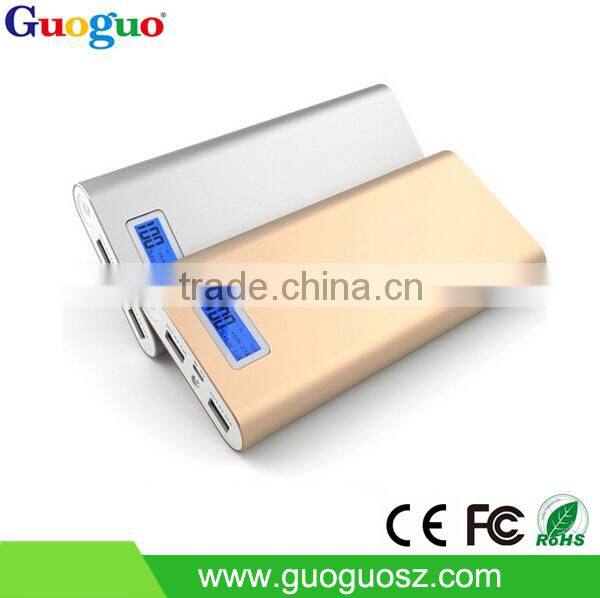 Metal 20000mah mi power bank with display