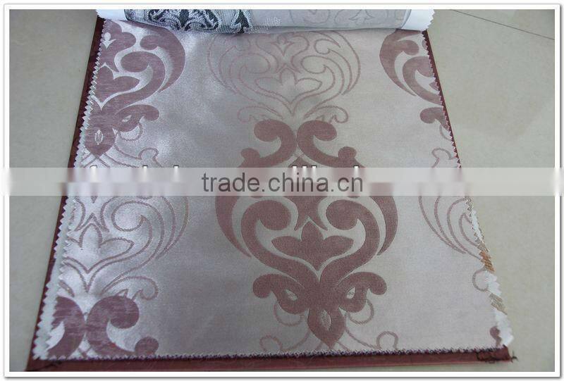 2013Abstract Bedroom Yarn Dyed Model Blackout Decorative Jacquard Curtain Fabric