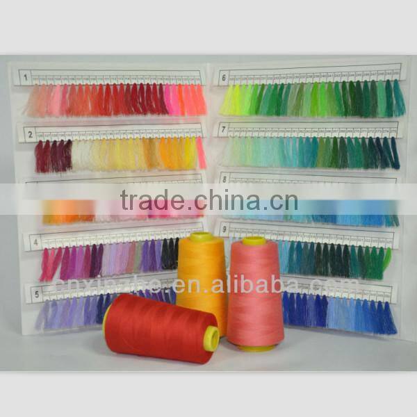 CHEAP High tenacity 20S/2 dyed spun polyester Sewing Thread 2000Y