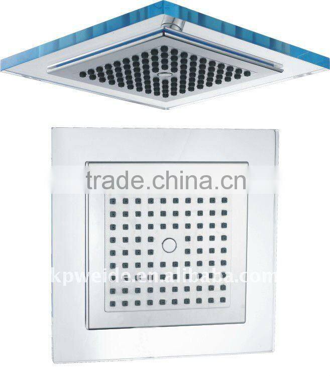 ABS 9'' square plastic rain shower head