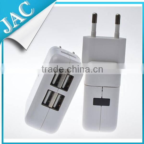 US Plug Wall Charger 4 USB Ports Charging Adapter for Travel Home US PLUG