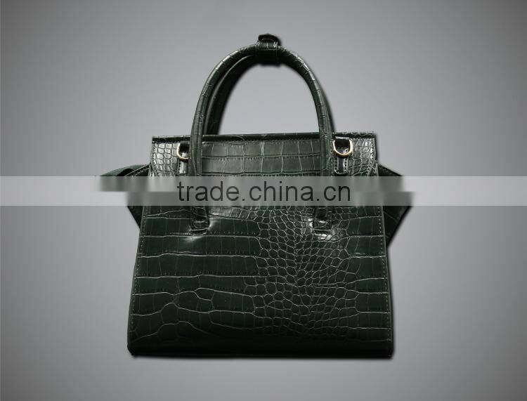 BSCI FACTORY OEM Aligator women handbags