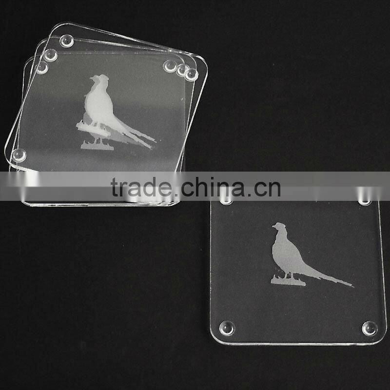 custom acrylic photo coaster