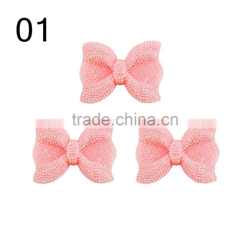 Wholesale kawaii hair resin bow/ bowknot cabochons
