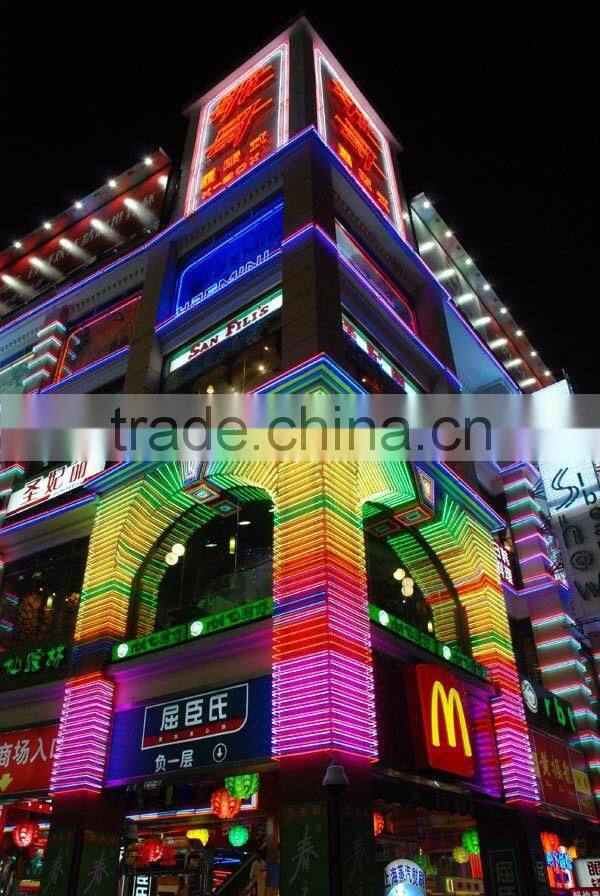 Low Power Consumption Flexible LED Neon Light with colorful decoration