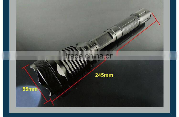 rechargeable police flashlight with CREE T6 LED