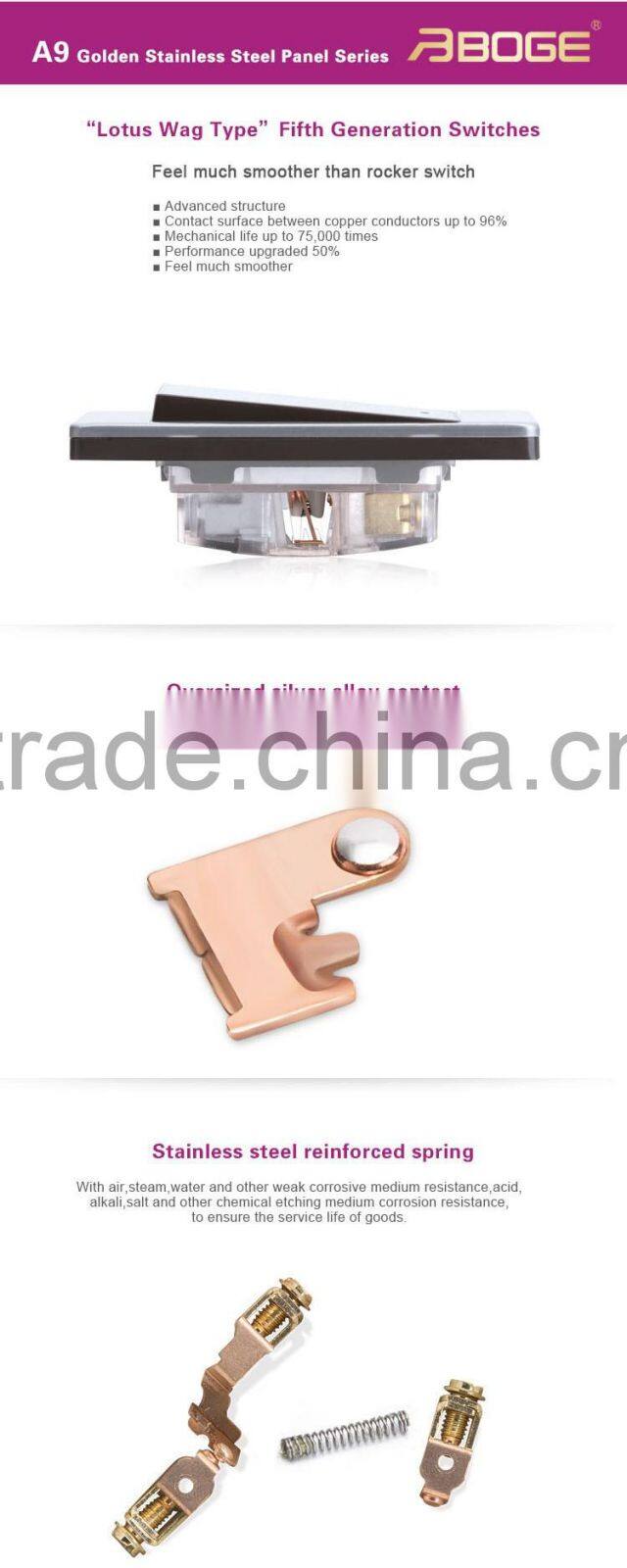 universal switch pc materials switch all steel cover