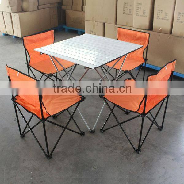 aluminum folding table and chair