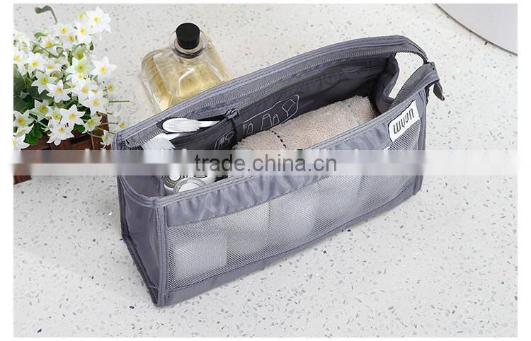 mesh wash bag, men cosmetic bag
