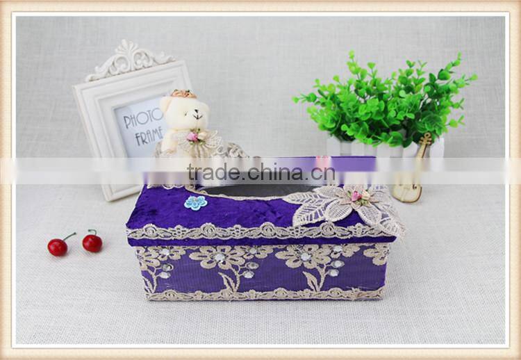 Flannelette tissue box