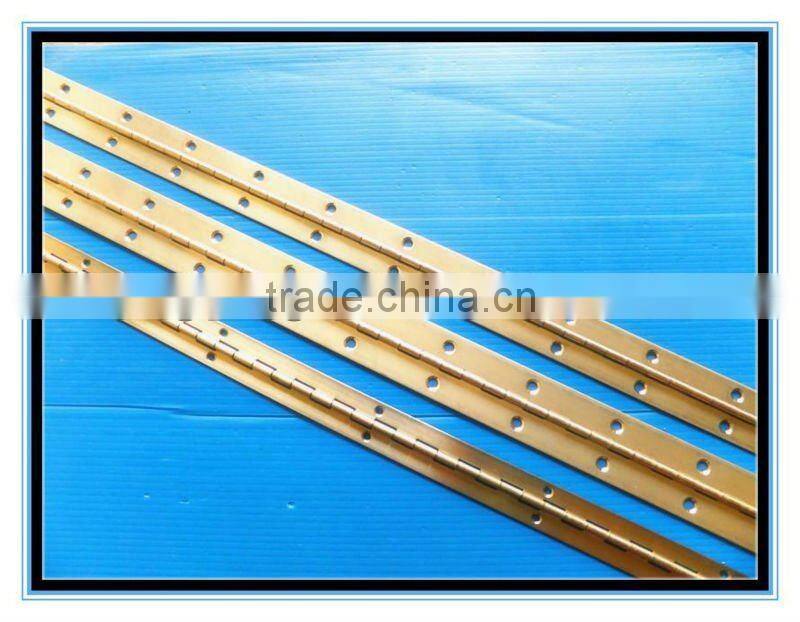 Continuous long hinges ,long piano hinge Brass made