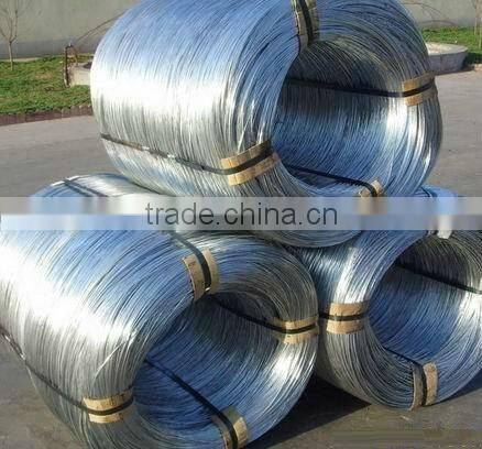 Hot dipped Zinc plated wire