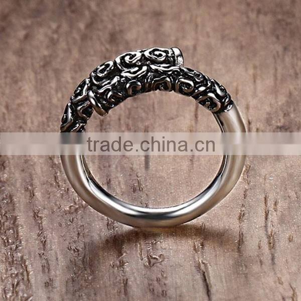 Chinese Style Journey To The West Stainless Steel Jewelry Men Ring