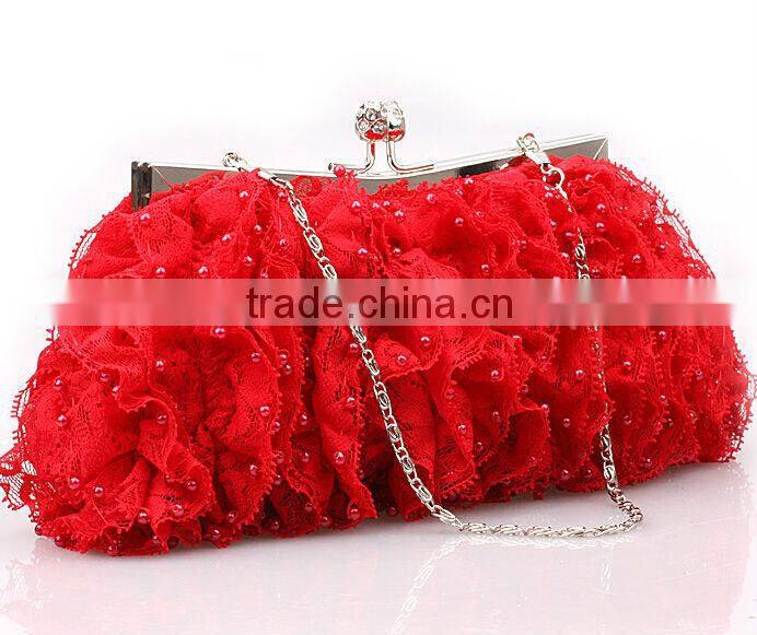 Elegant Fashion party bag lace evening bags lady handbags