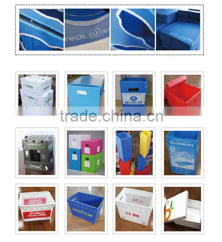 China supplier hot sale coroplast plastic sign board with UV flat bed printer