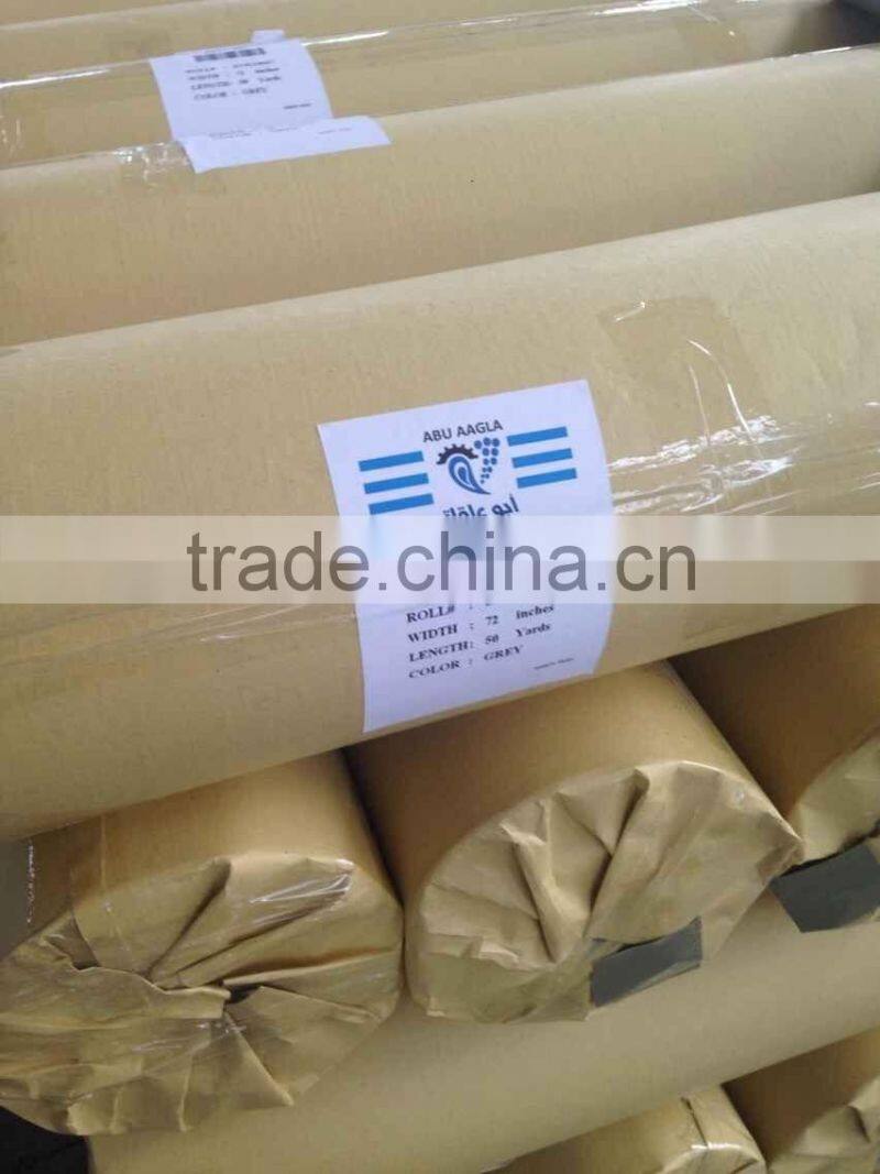 PVC polyester coated tarpaulin roll packing