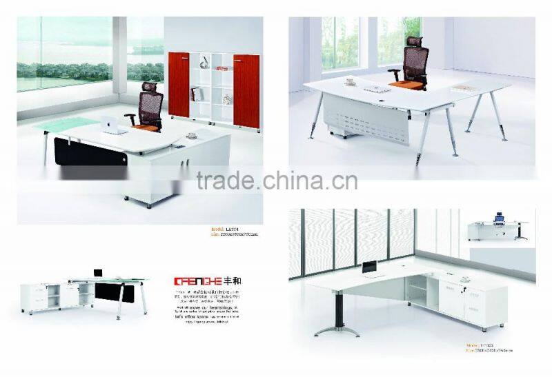 Customize office furniture wooden computer office table factory suppliers