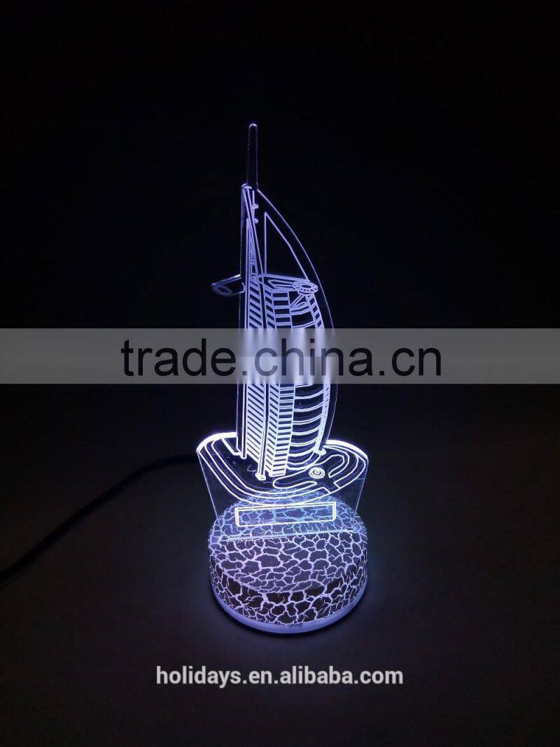 JM-3D07 yiwu jiumei seven color 3d led night light baby