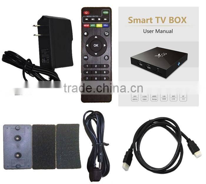 New Android 6.0 Marshmallow X96 Android TV Box Amlogic S905X 2G+16G 4K H.265 Smart Box Easy to Carry