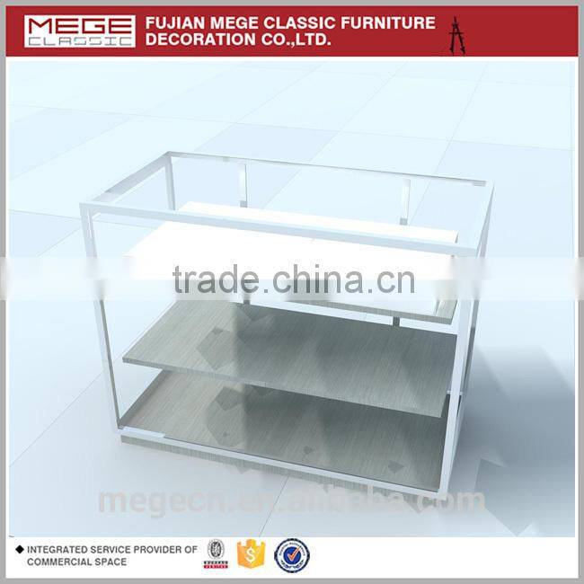 2015 New Glass Clothes Display Table For Boutique