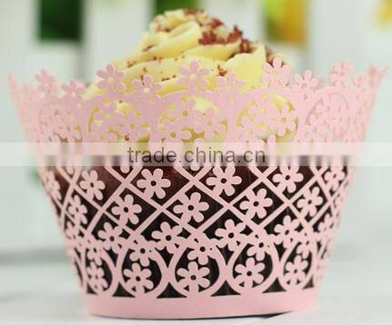 2016 mini cake packaging laser cut paper