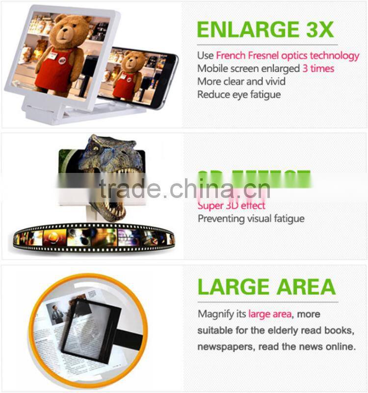 Wholesale chinese factory cheap 3d screen amplifier holder for smart phones
